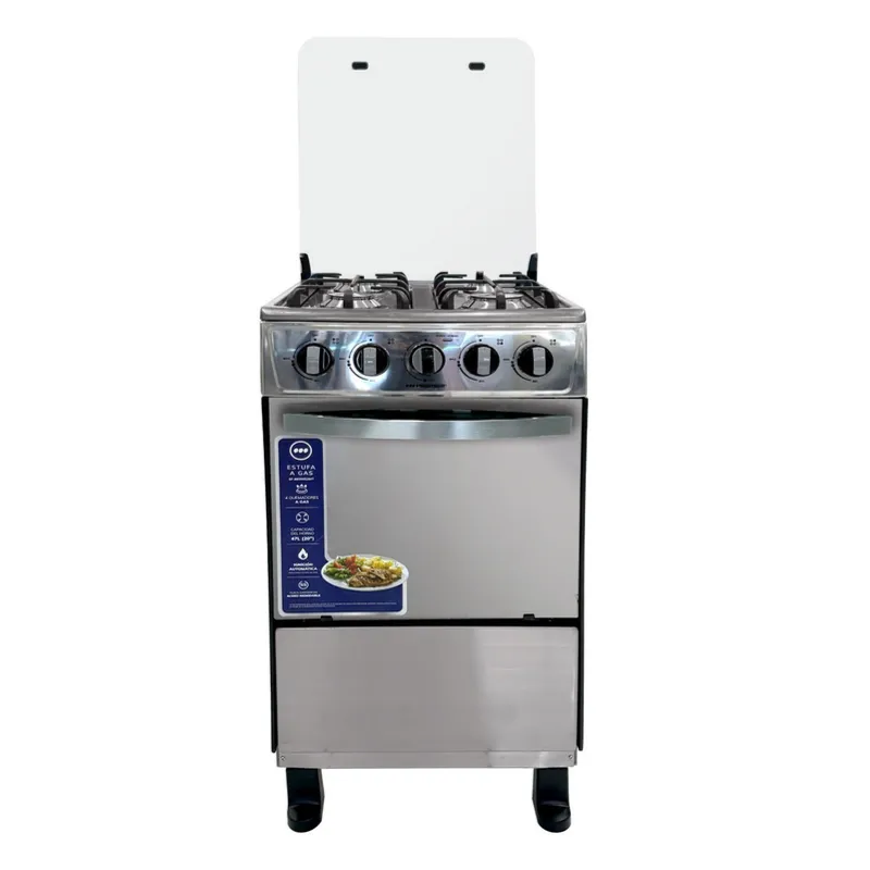 Cocina con Cristal 4 Quemadores 8935