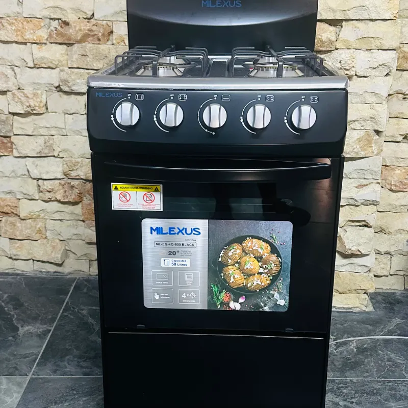 Cocina Milexus de 4 Q sin Cristal 