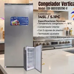 Congelador Vertical Premier  5.5 L