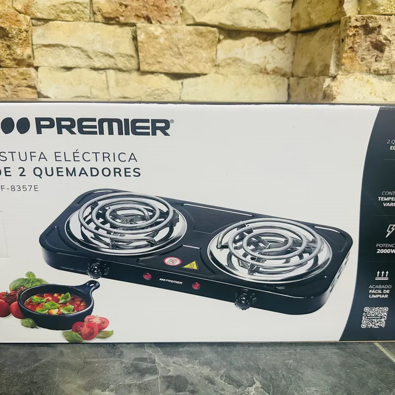 Estufa Eléctrica 2 Quemadores 