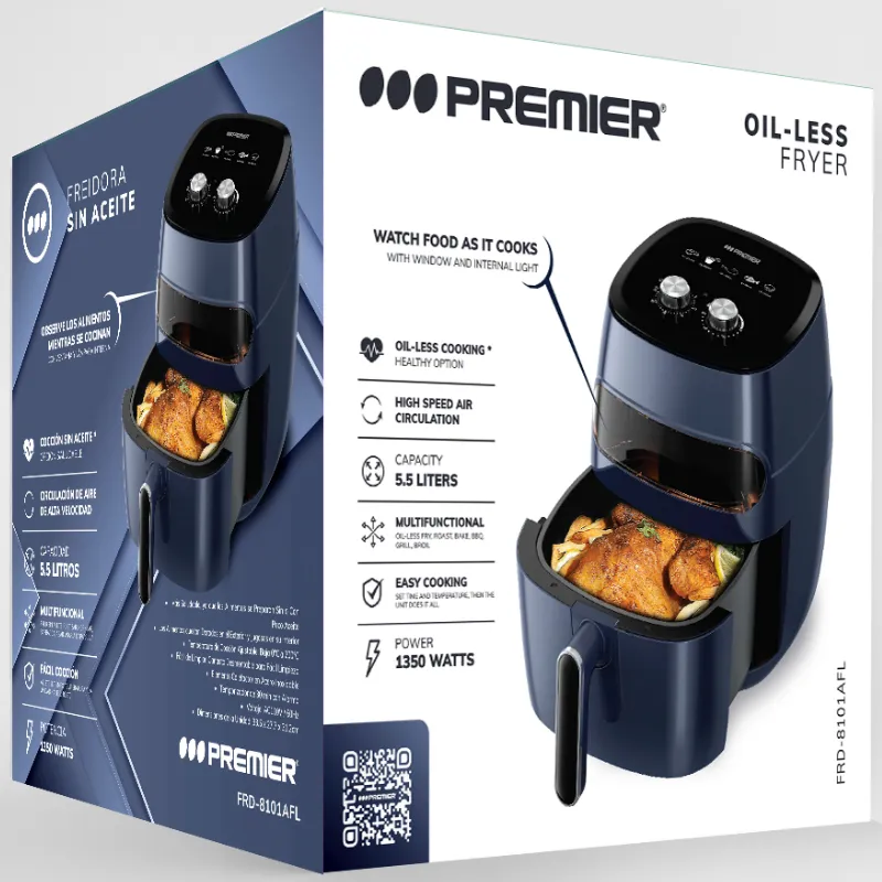 Freidora de Aire 5.5lt Premier 8101
