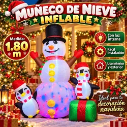 Inflable muñeco de Nieve LYC-054