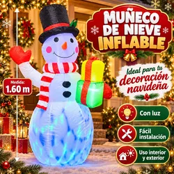 Inflable Muñeco de Nieve LYC-053