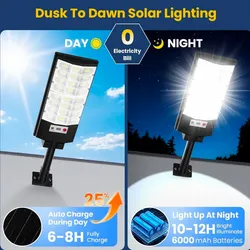 Lámpara con panel Solar