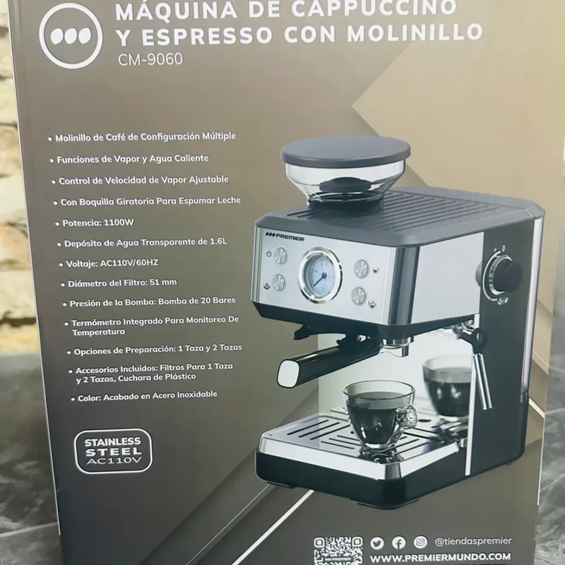 Máquina de Capuchino y Expresso con Milinillo