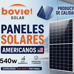 PANEL SOLAR 540 WATT