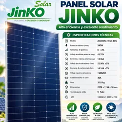 PANEL SOLAR JINKO 590 WATT