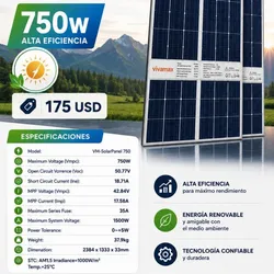 Panel Solar Vivamax 750w