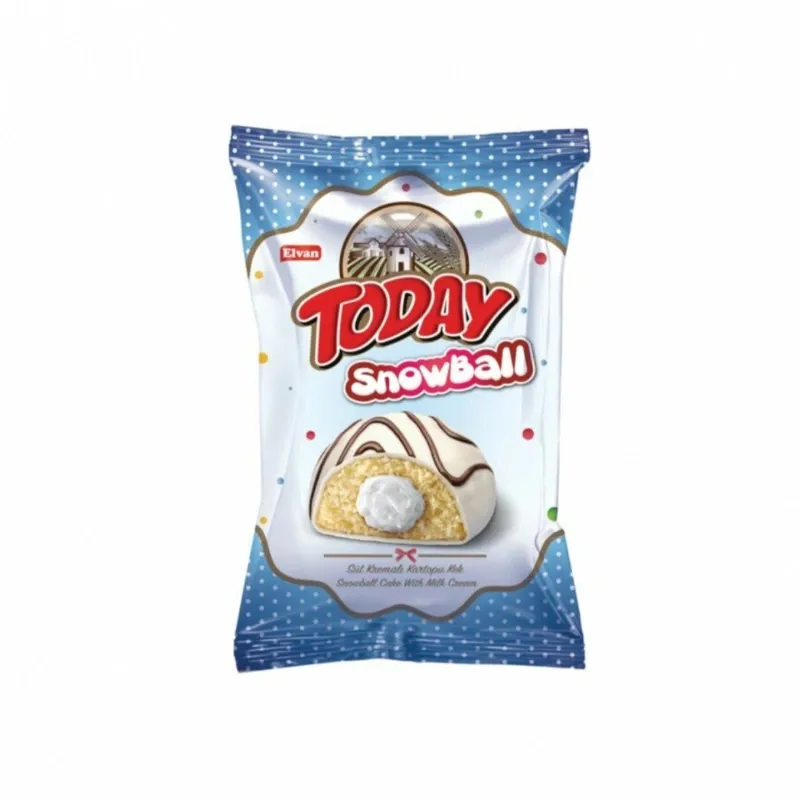 Today Snowball Cake With Milk Cream