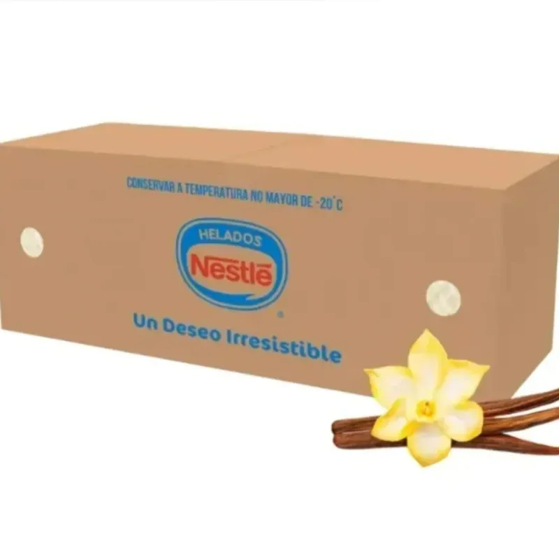 Caja de Helado Nestle sabor Vainilla 4.5L