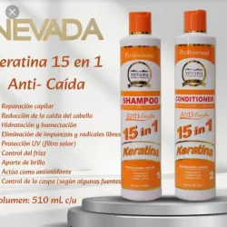Juego de Shampoo y Acondicionador Keratina 15 en 1