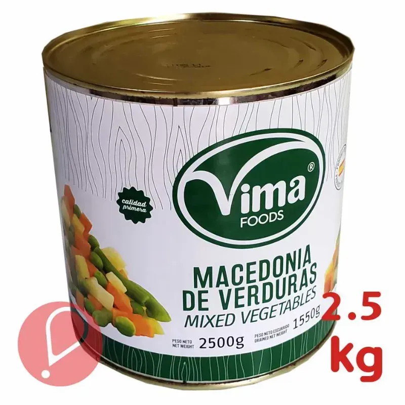 Macedonia de verduras 2.5Kg