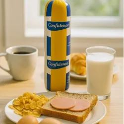 Mortadella de Pollo Confidence 1Kg