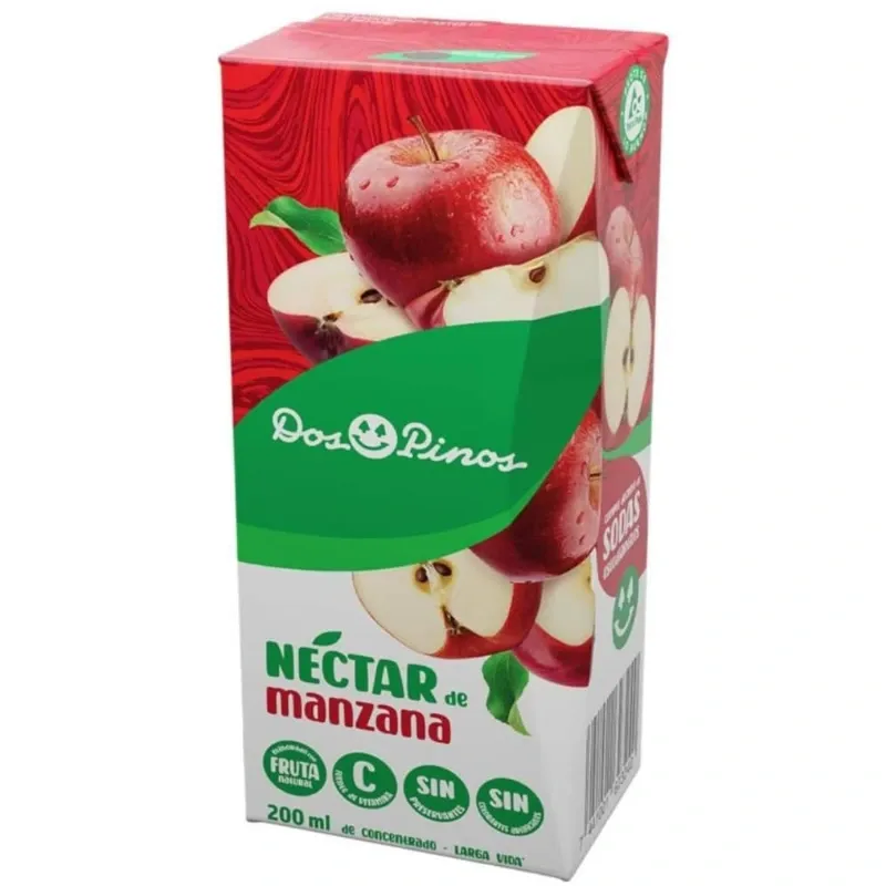 Néctar de Manzana Dos Pinos 200ml (6u)