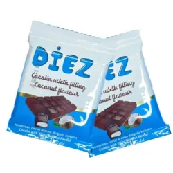 Peter de chocolate con relleno de coco 