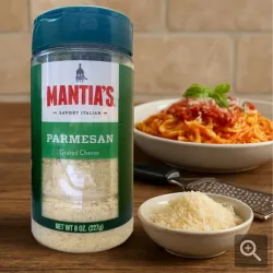 Queso Parmesano Rallado MANTIA'S (227g / 8oz)
