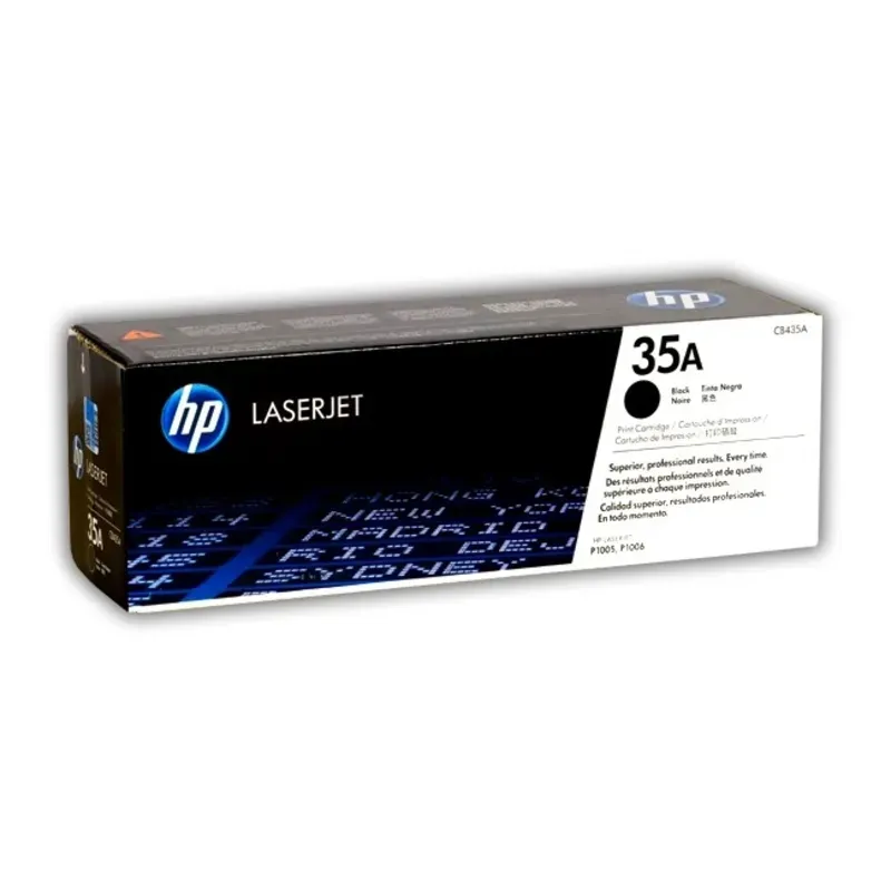 Los cartuchos de tóner HP 35A negro de código CB435A