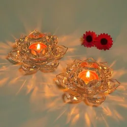 Porta Velas Flor de Loto