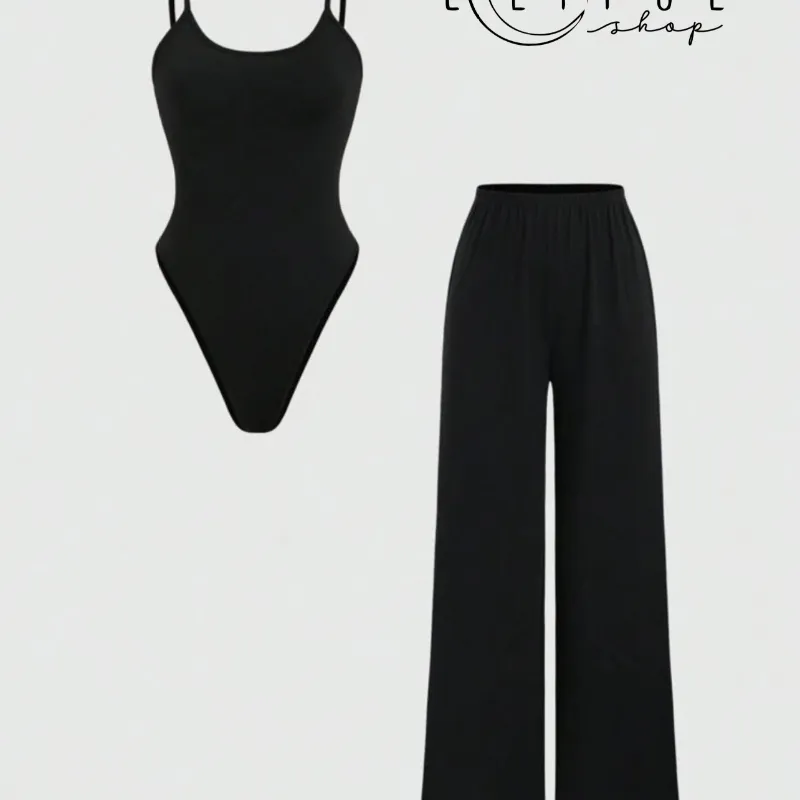 Conjunto de pantaloneta y body