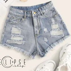 Short de mezclilla
