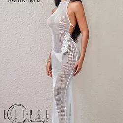 Vestido blanco tejido
