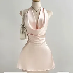 Vestido rosa pastel