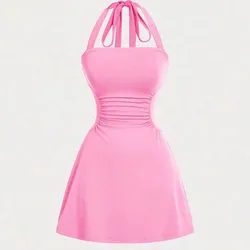Vestido rosado