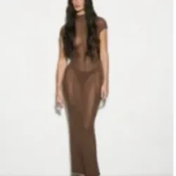 Vestido transparente 