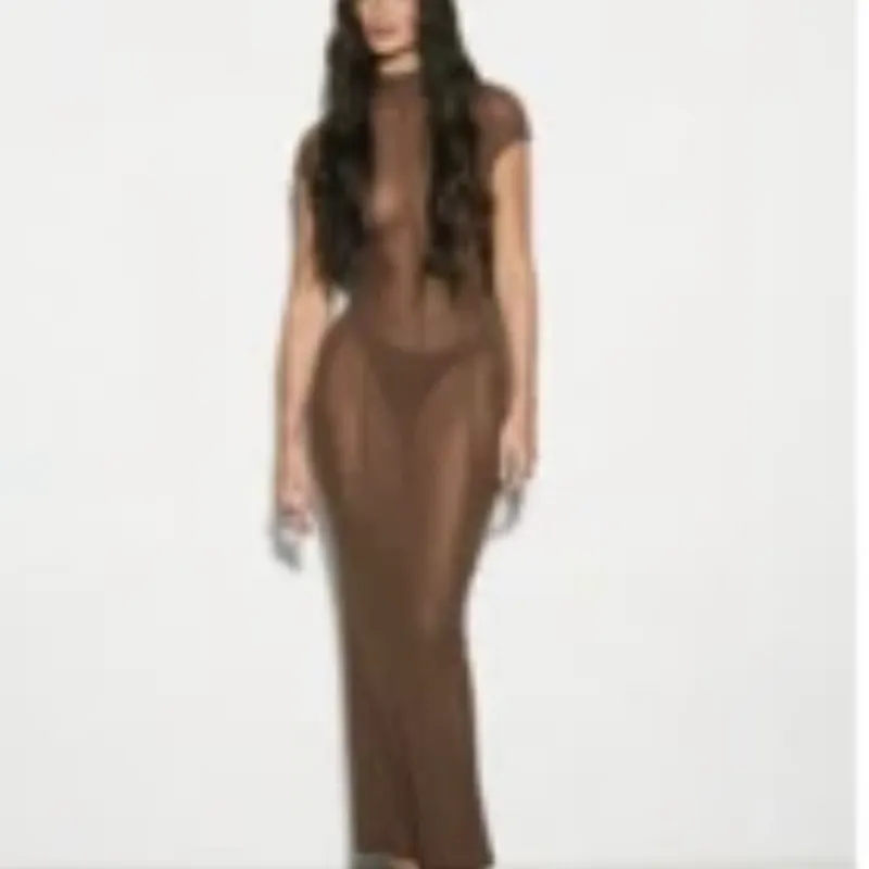 Vestido transparente 