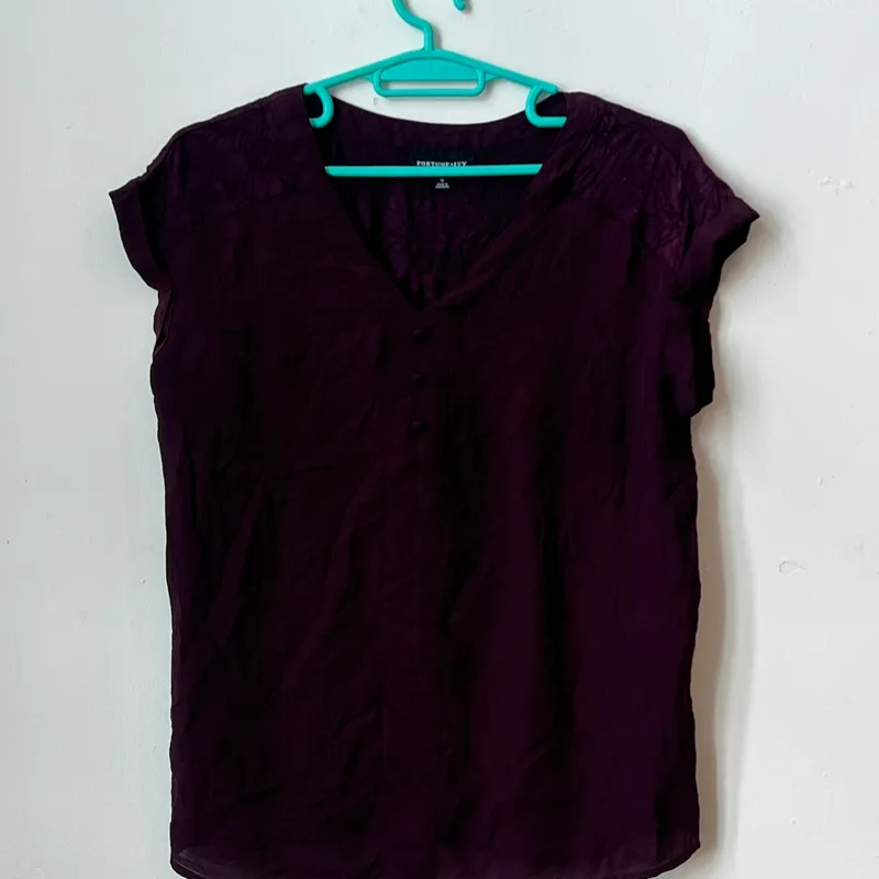 Blusa marrón tela fina