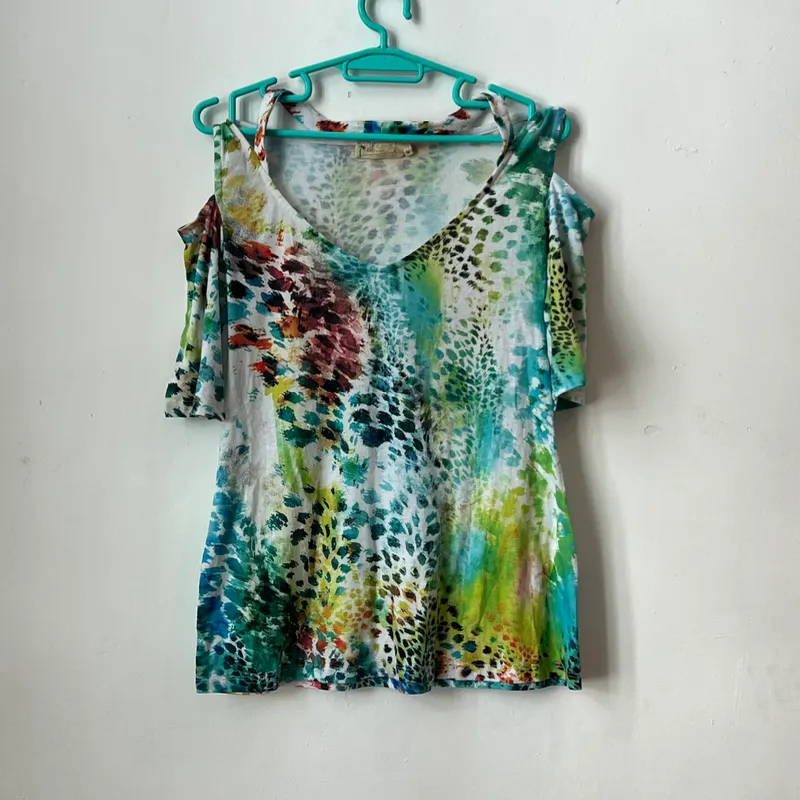 Blusa multicolor 