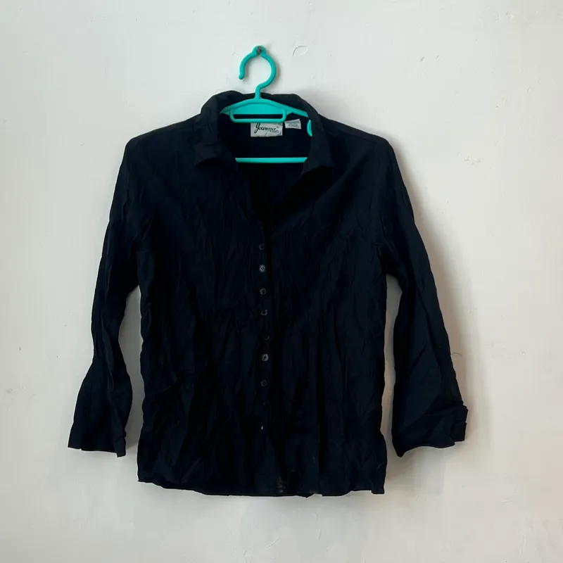 Camisa negra para mujer 