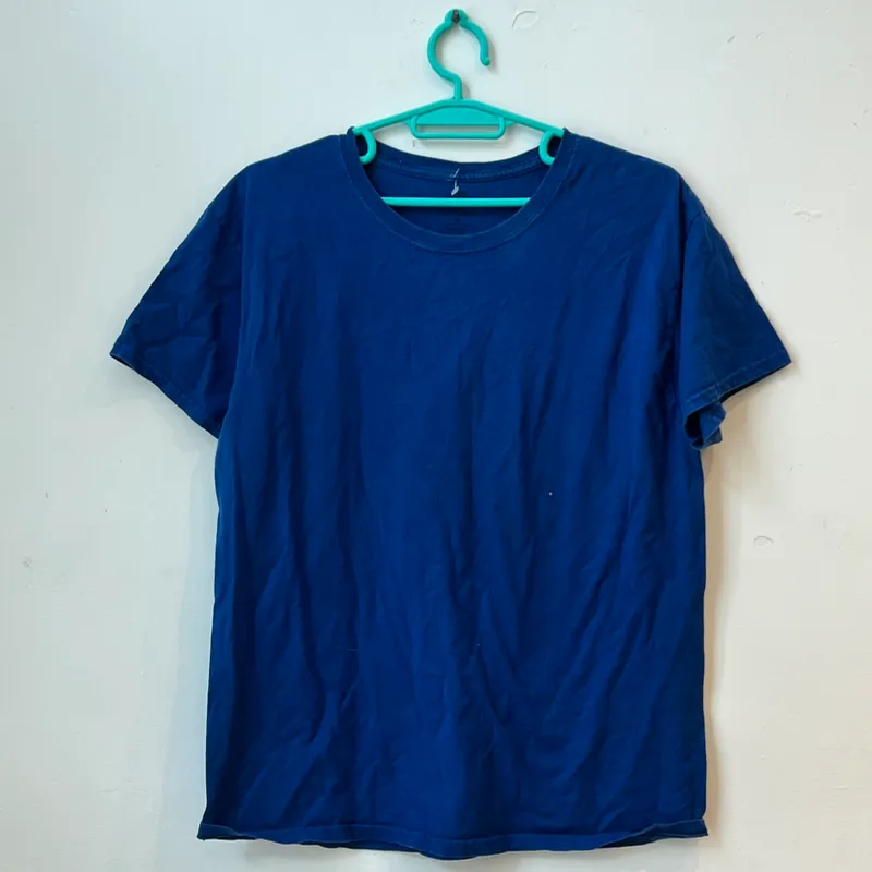 Pulover básico azul 