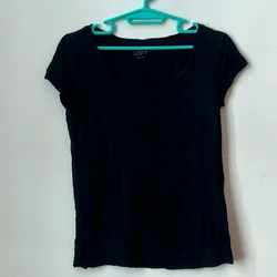 Pulover básico negro de mujer 