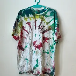 Pulover estampado de colores 
