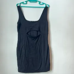 Vestido negro elastizado 