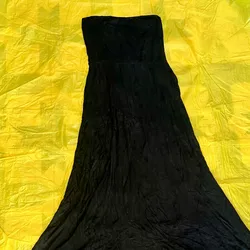 Vestido negro largo 