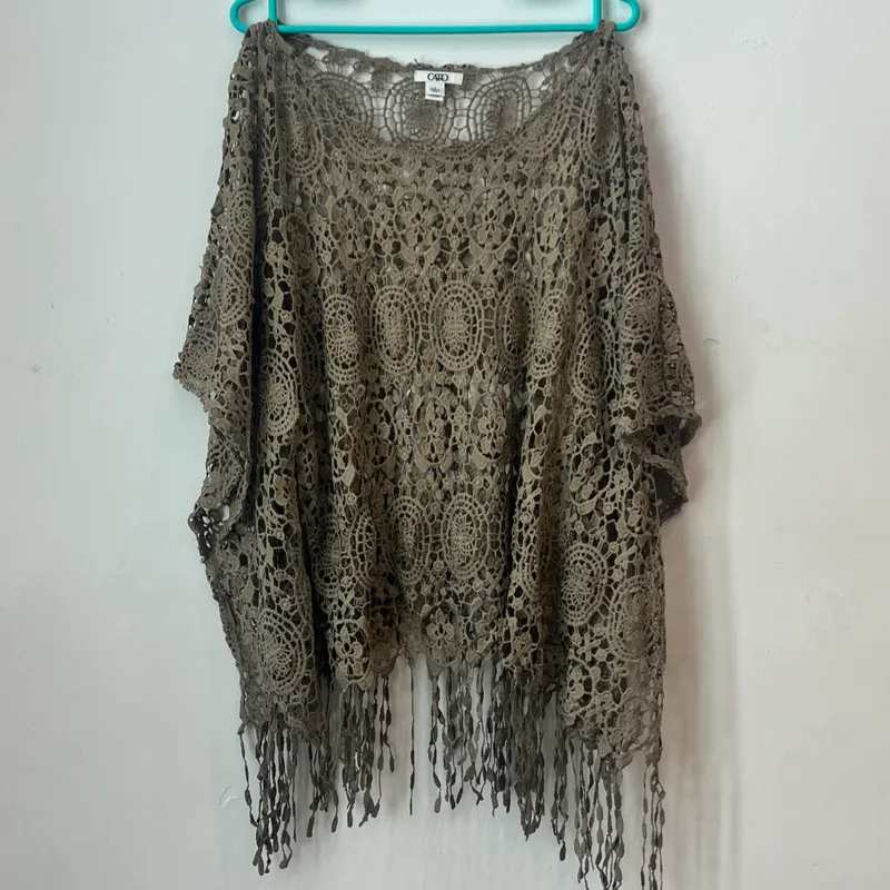 Vestido tejido para playa 
