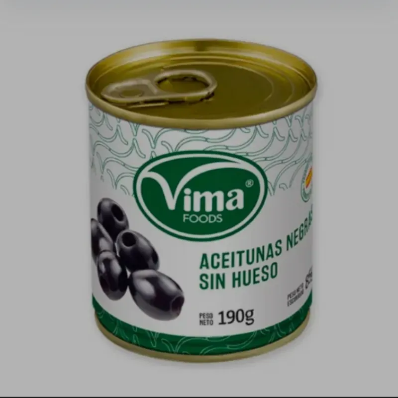 Aceitunas negras sin hueso 