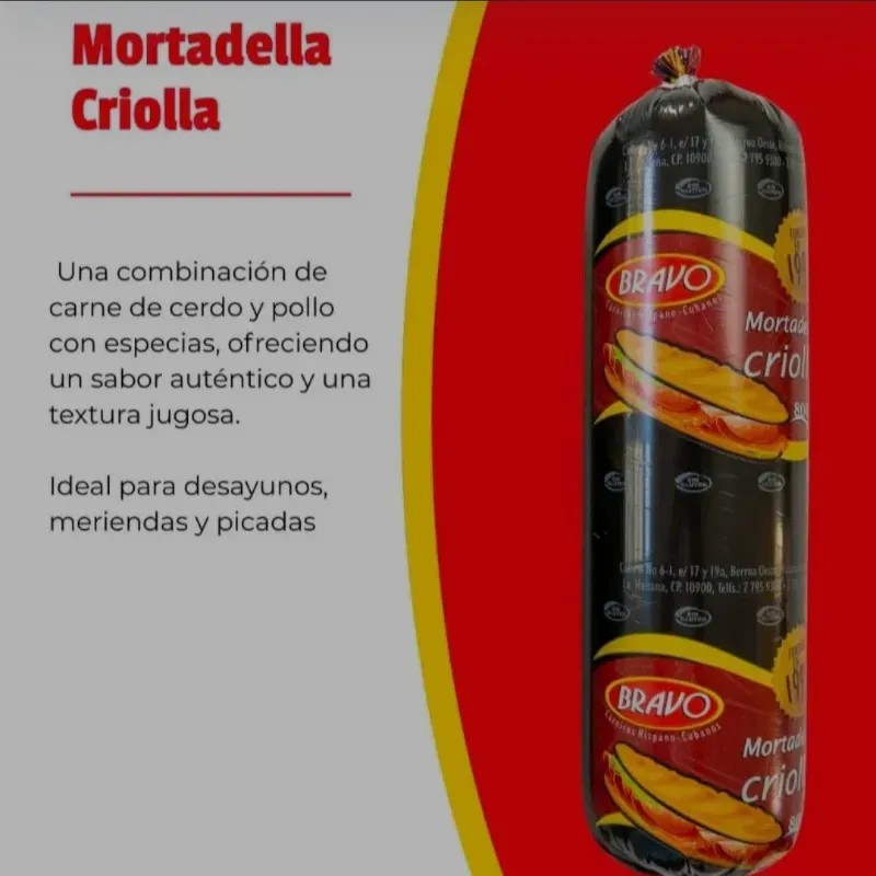 Mortadella criolla bravo 