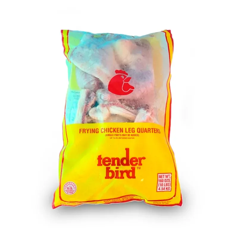 Paquetes de pollo de muslo con contra muslo 