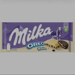 Peter de chocolate milka/ oreo blanco 
