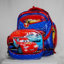 Set de mochila, lunchera y lapicera de Rayo McQueen