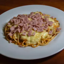 Espaguetis de Jamón 