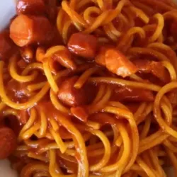 Espaguetis de Salchicha 