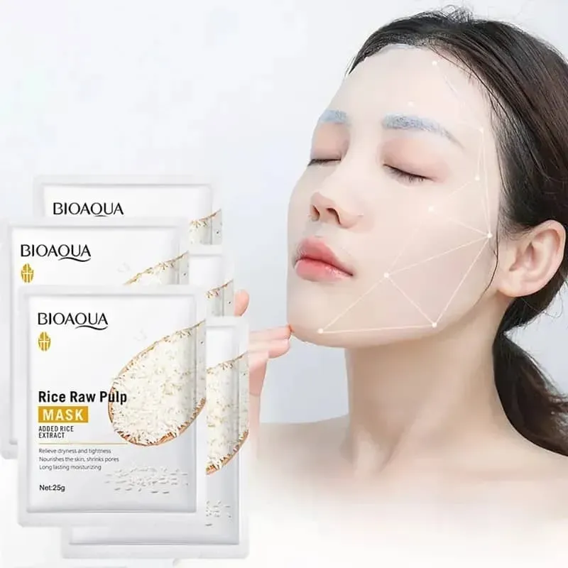Mascarilla de arroz Bioaqua🤍