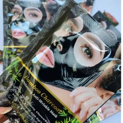 Mascarillas BAMBOO 𝐂𝐡𝐚𝐫𝐜𝐨𝐚𝐥 🖤  Mascarilla de Carbón Activado