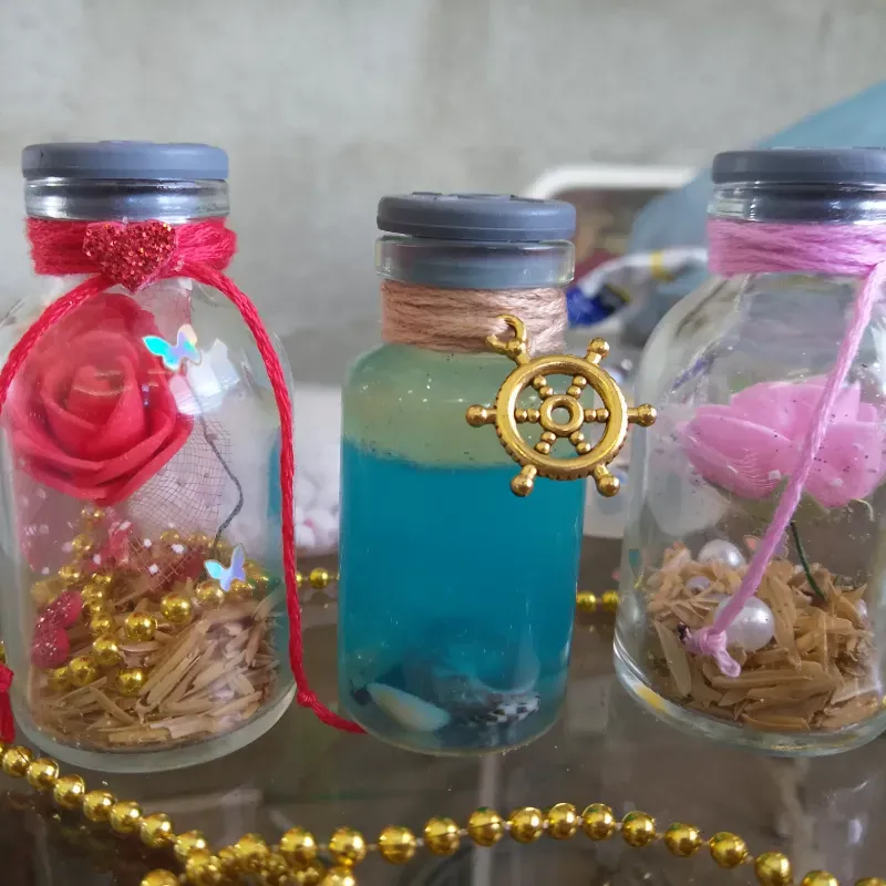Mini botellita decorada