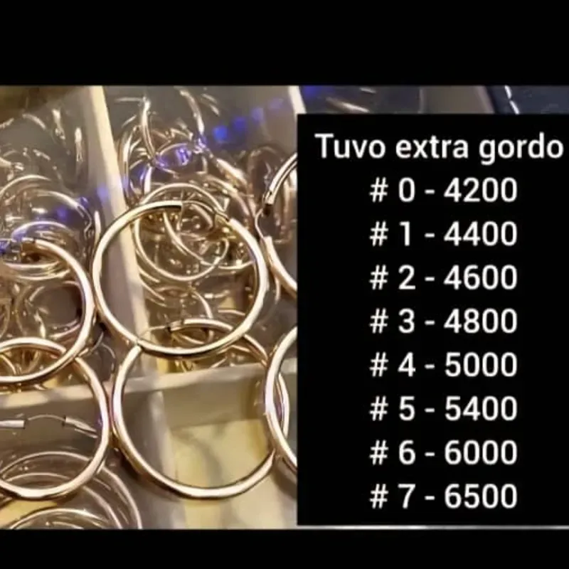 Argollas criollas tuvo gordo