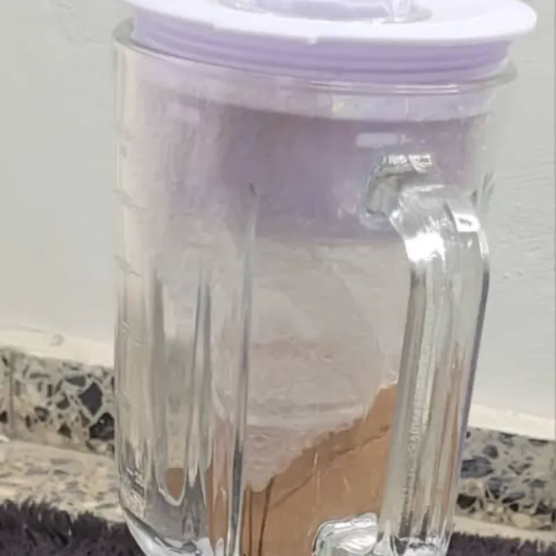 Batidora con trituradora baso de cristal 